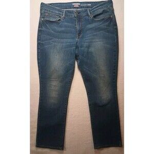 Levis Denizem Women's Denim Jeans 34x30 Mid Rise Modern Slim Stretch Blue